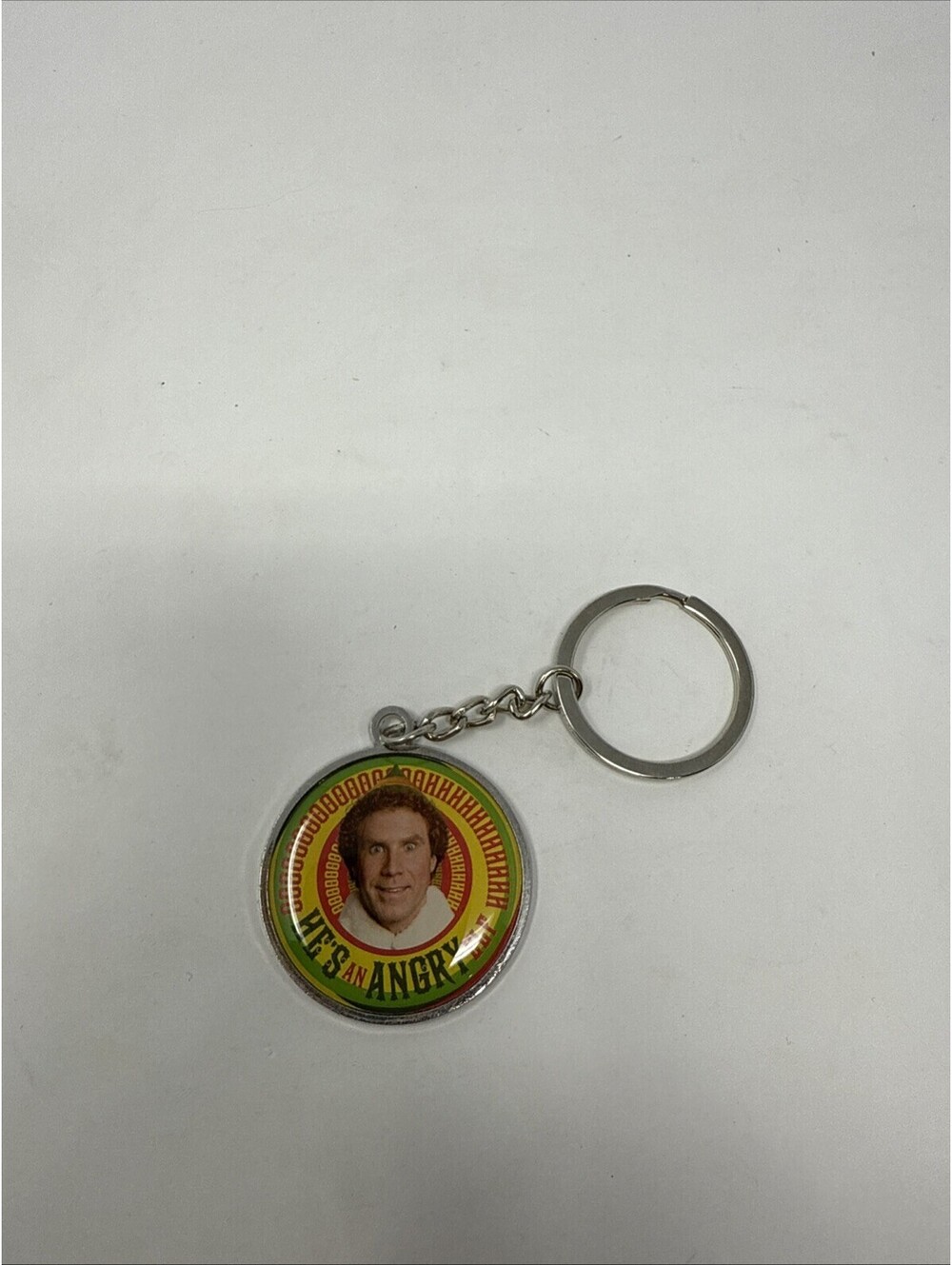 Buddy the Elf Movie Keychain Will Ferrell by Culturefly “He’s an angry elf”